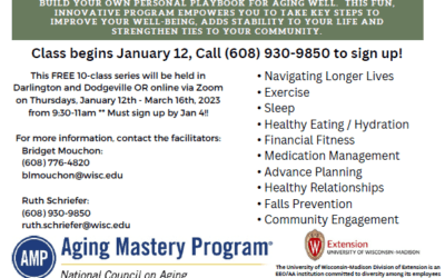 UW Extension Upcoming Aging Mastery Program