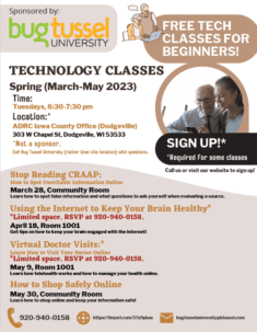 Iowa County: Free Tech Class for Beginners