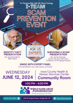 Scam Prevention Event @ Health and Human Services Building