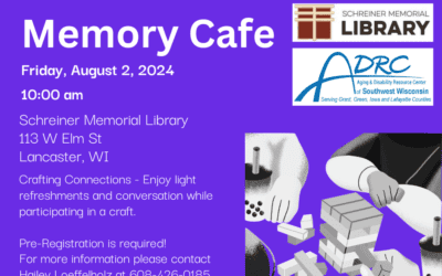 Join us at the first Memory Café in Lancaster!