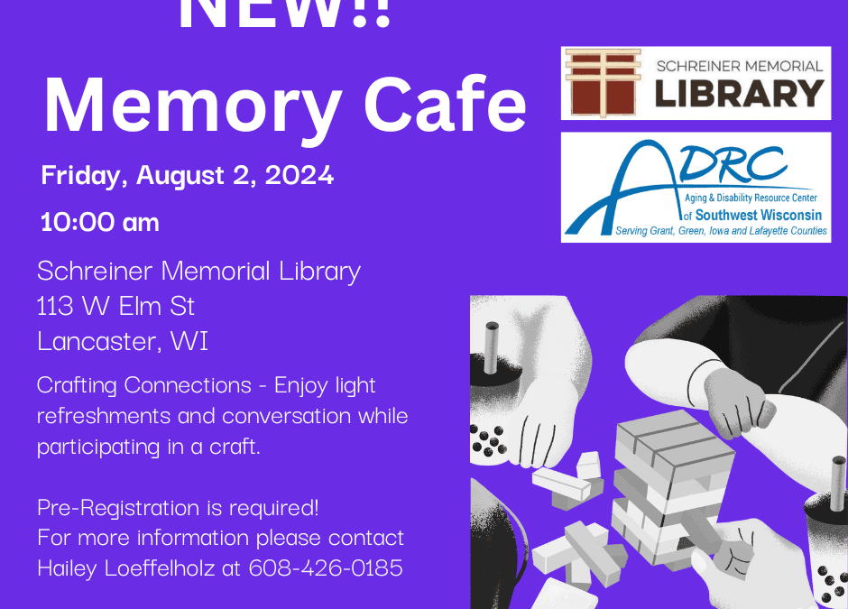 Join us at the first Memory Café in Lancaster!
