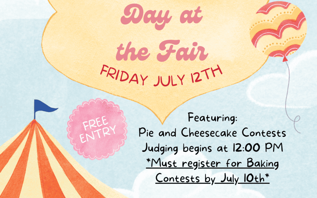 Last Chance to Enter Pies and Cheesecakes!!